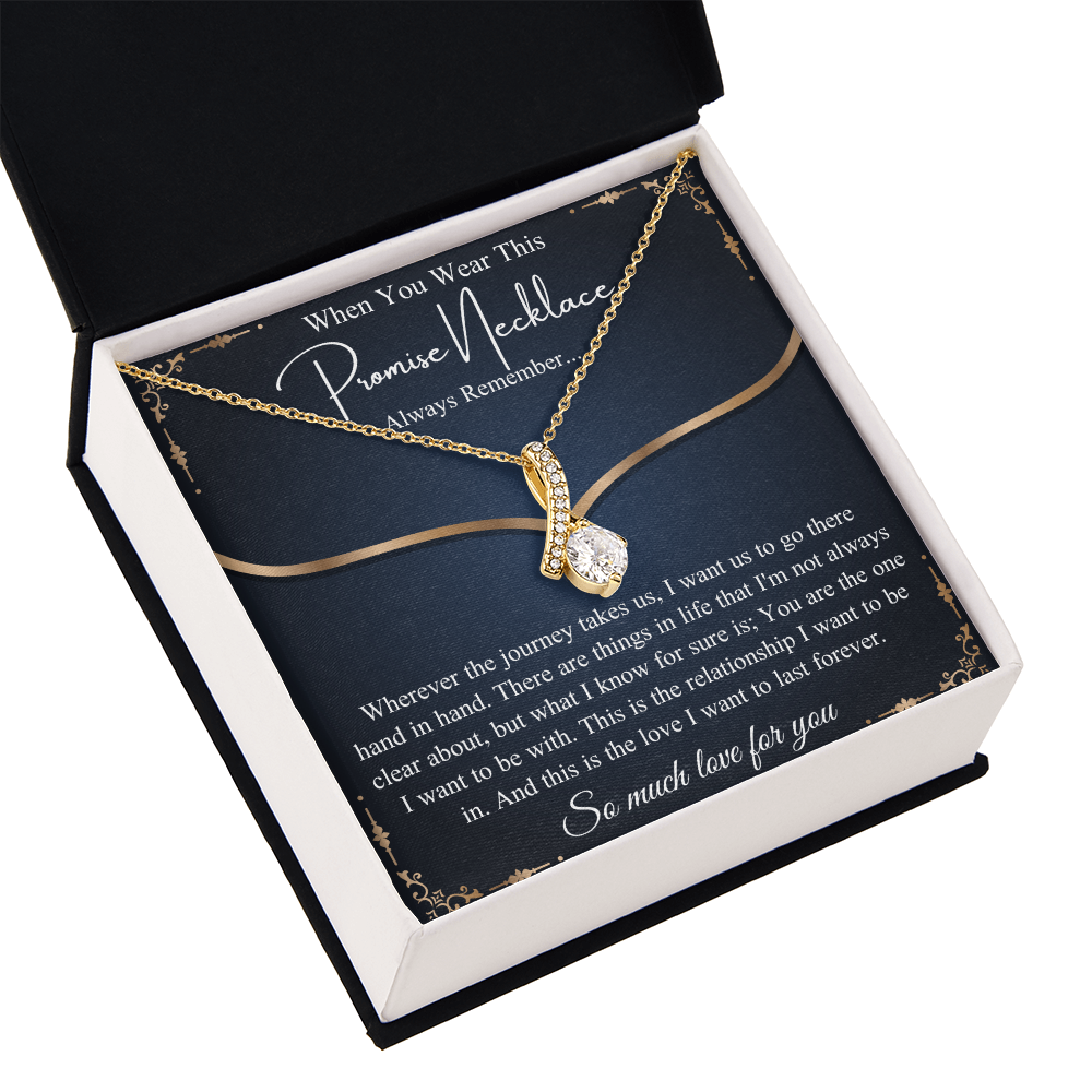 Romantic Birthday Gift, Promise Necklace