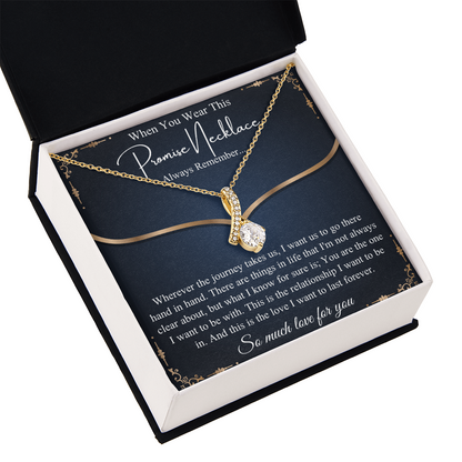 Romantic Birthday Gift, Promise Necklace