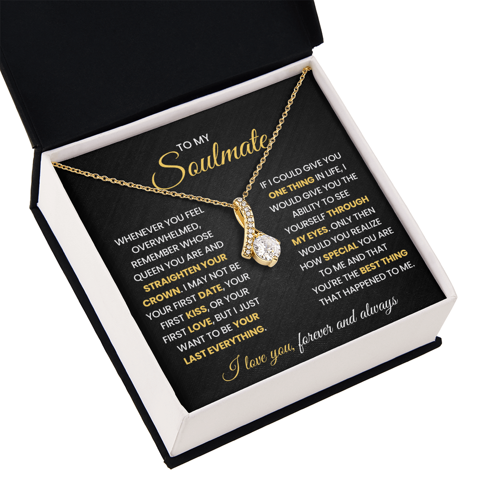 Best Gifts for Soulmate, Necklace With Message Card