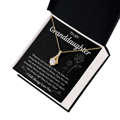 Grandaughter Gift For Her, When she moves, the light follower