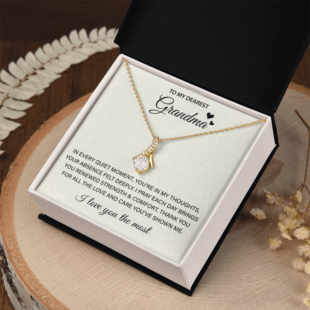 To My Grandma Jewelry - Beautiful Necklace from granddaughter