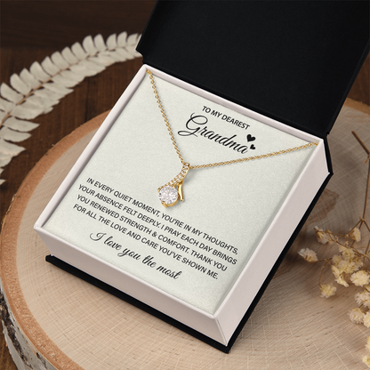 To My Grandma Jewelry - Beautiful Necklace from granddaughter