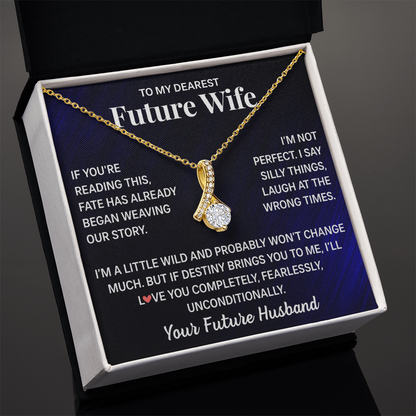 To My Future Wife Necklace - Beauty Necklaces For Girlfriend