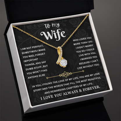 Valentine Gifts for Wife, When Your Wife Wears It, She Radiates Pure Love