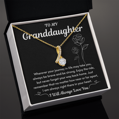 Grandaughter Gift For Her, When she moves, the light follower