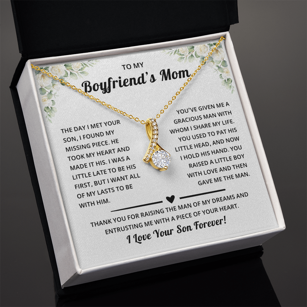 Mother's Day Gift for Boyfriend's Mom With Message Card and Jewelry Box