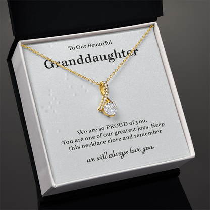 Granddaughter Necklace, Sterling Silver Necklace