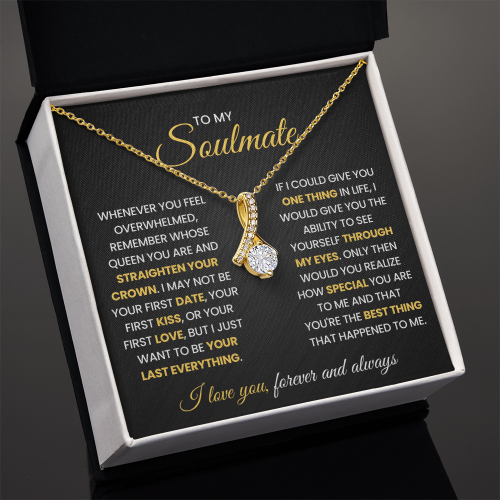 Best Gifts for Soulmate, Necklace With Message Card