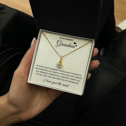To My Grandma Jewelry - Beautiful Necklace from granddaughter
