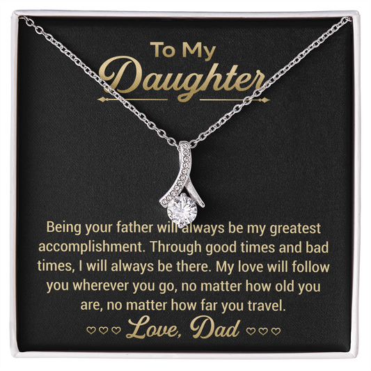 Jewelry- to My Daughter, Alluring Beauty Necklace From Dad