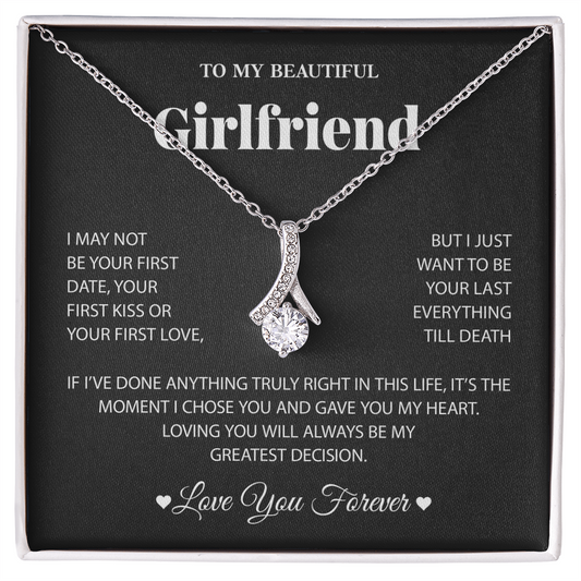 Girlfriend Necklace - I May Not Be Your First Date