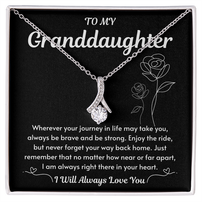 Grandaughter Gift For Her, When she moves, the light follower