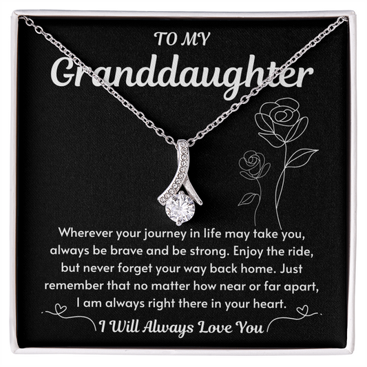Grandaughter Gift For Her, When she moves, the light follower
