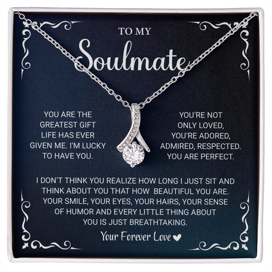 To My Soulmate Necklace – Romantic Gift for Her