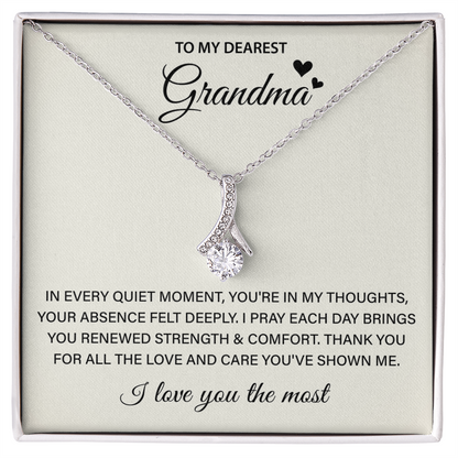 To My Grandma Jewelry - Beautiful Necklace from granddaughter
