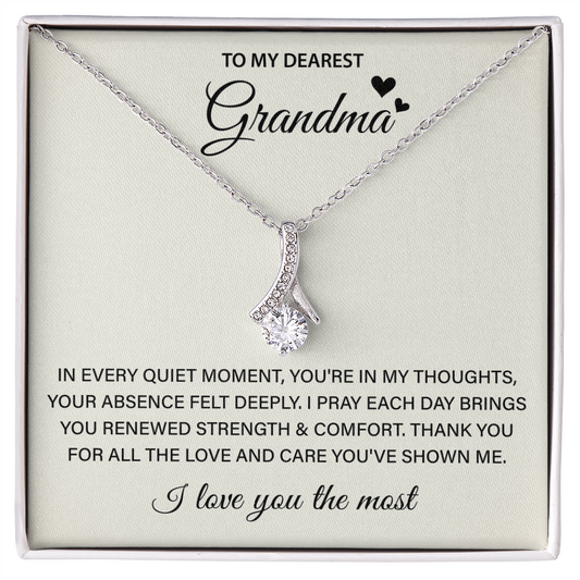 To My Grandma Jewelry - Beautiful Necklace from granddaughter