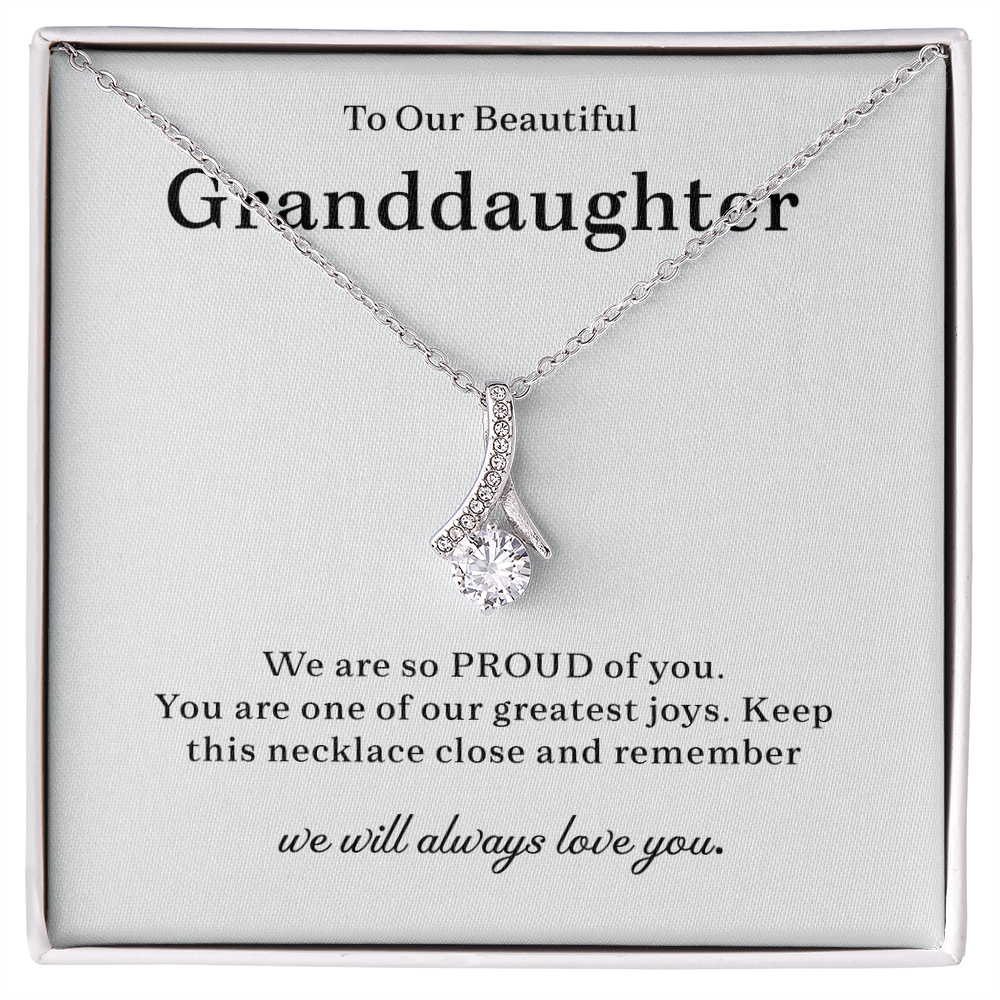 Granddaughter Necklace, Sterling Silver Necklace