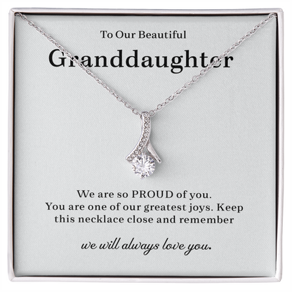 Granddaughter Necklace, Sterling Silver Necklace