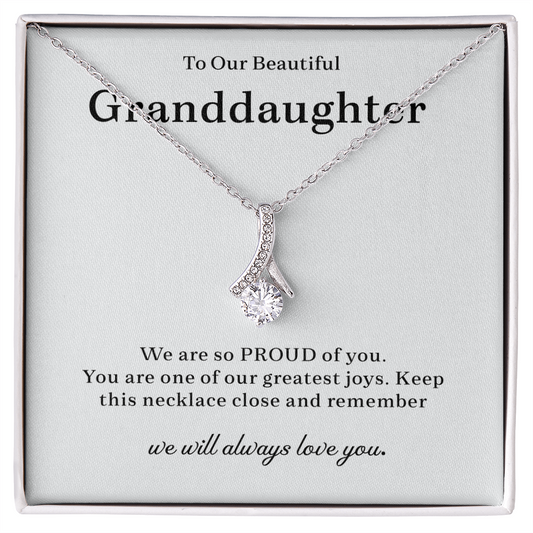 Granddaughter Necklace, Sterling Silver Necklace