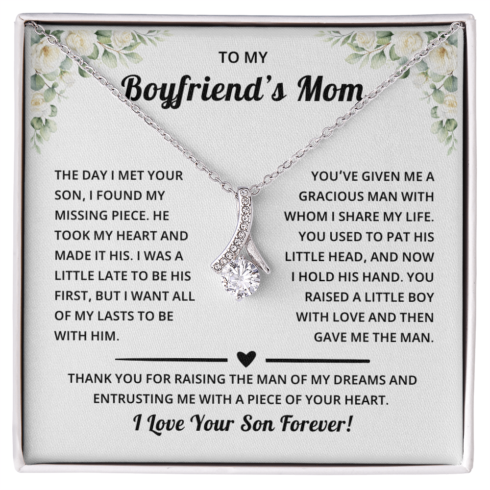 Mother's Day Gift for Boyfriend's Mom With Message Card and Jewelry Box