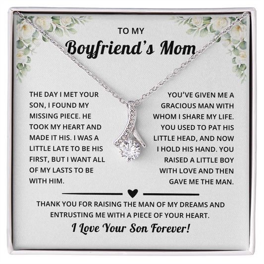 Mother's Day Gift for Boyfriend's Mom With Message Card and Jewelry Box
