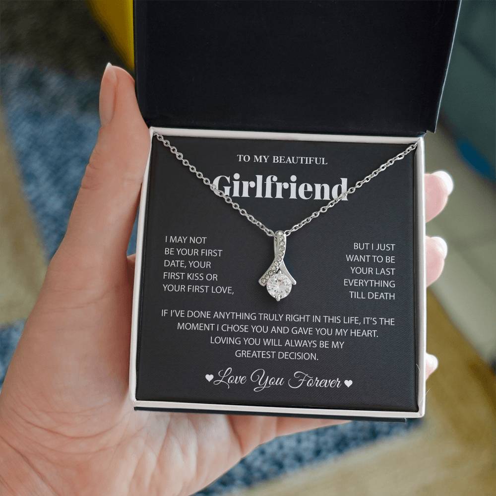 Girlfriend Necklace - I May Not Be Your First Date