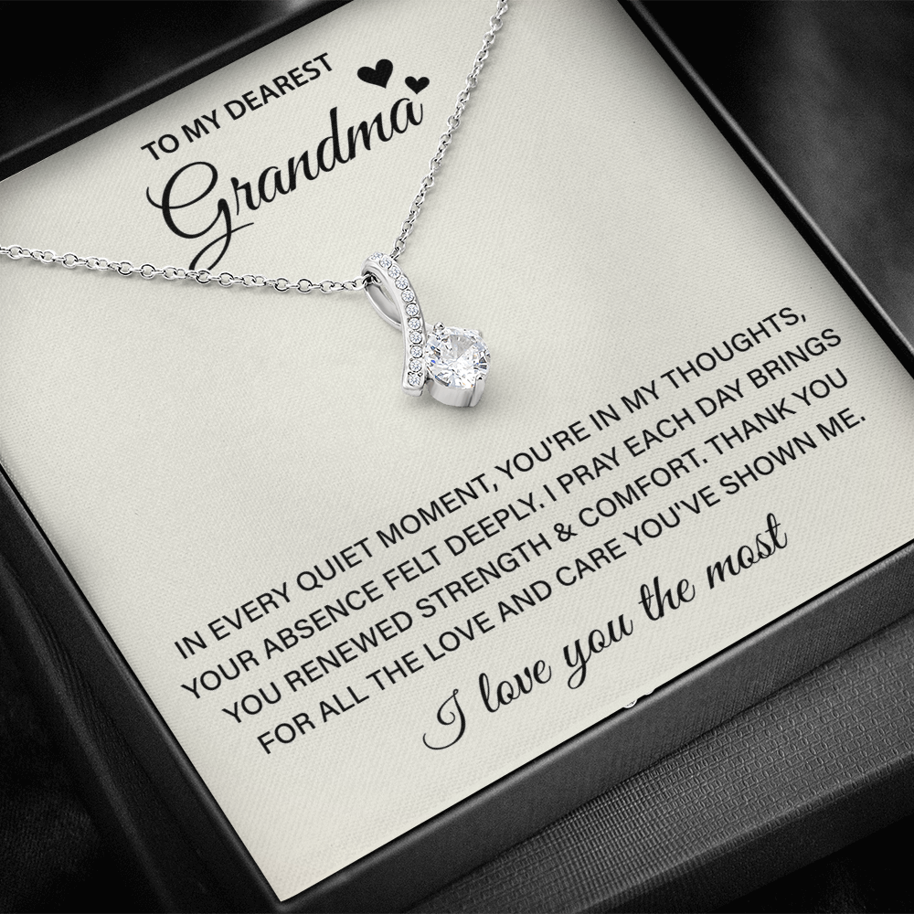 To My Grandma Jewelry - Beautiful Necklace from granddaughter