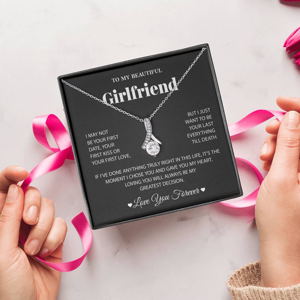 Girlfriend Necklace - I May Not Be Your First Date