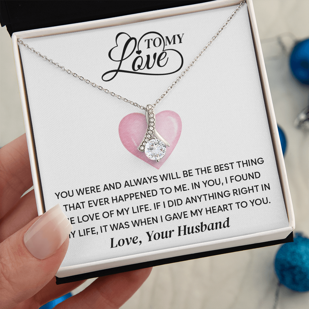 Christmas Gifts for Wife, Alluring Beauty Necklace for Wife