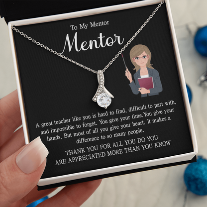 Teacher Birthday Christmas Gifts, Alluring Beauty Necklace