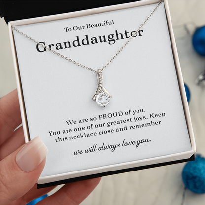Granddaughter Necklace, Sterling Silver Necklace