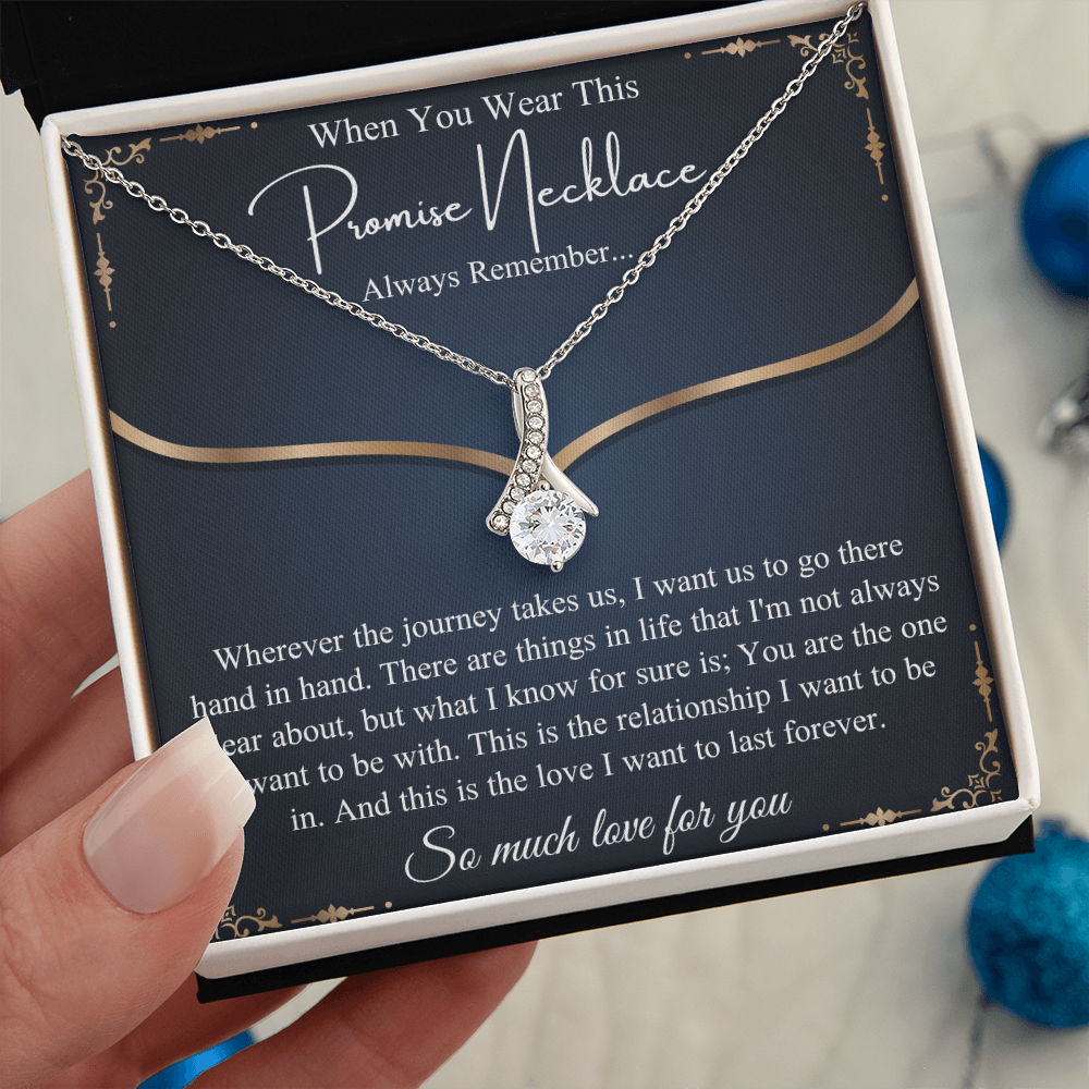 Romantic Birthday Gift, Promise Necklace