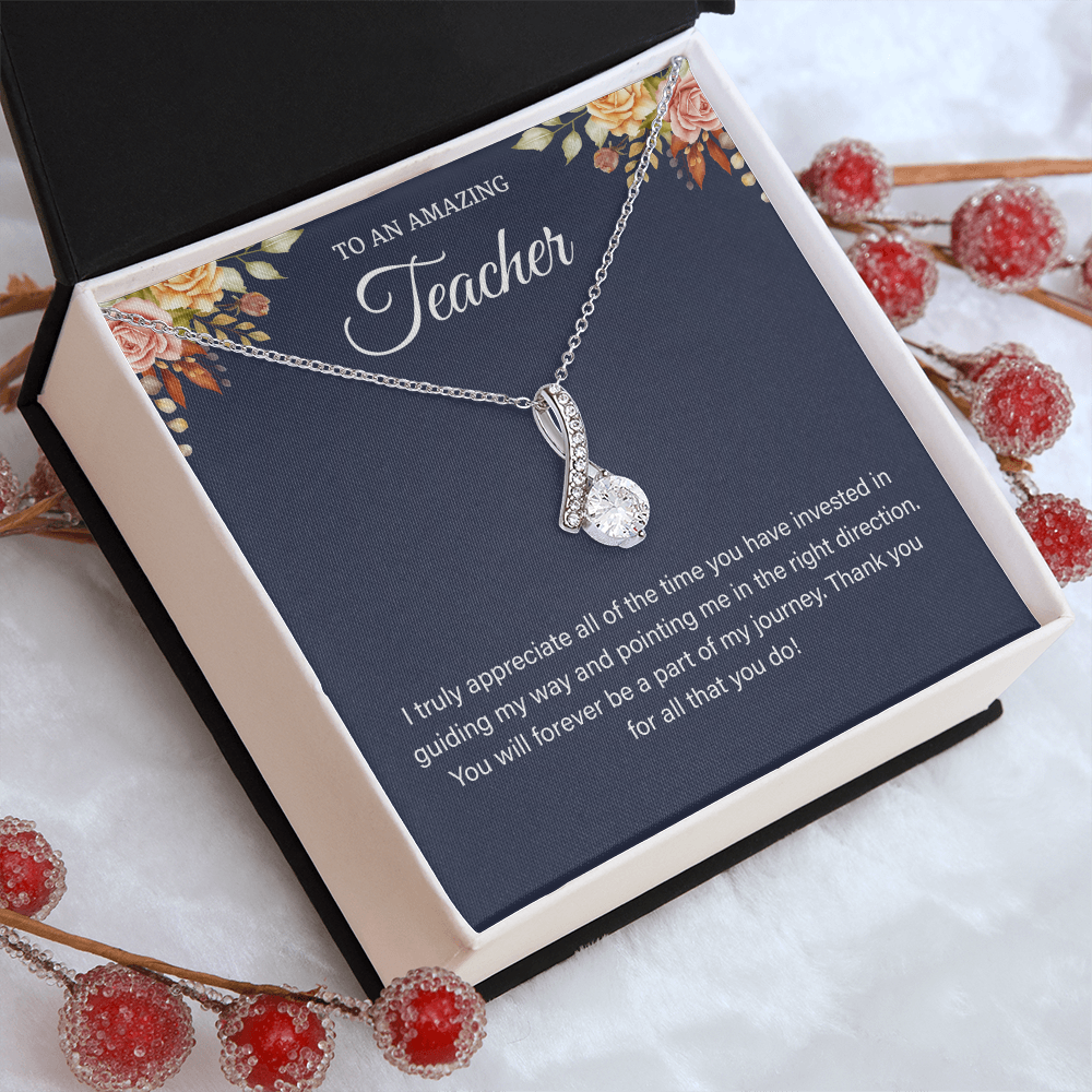 Necklace for Teacher, Teacher Gifts from Student