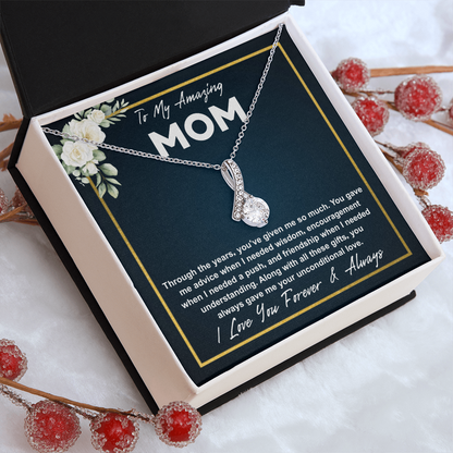 Jewelry for Mom, Alluring Beauty Necklace for Mom