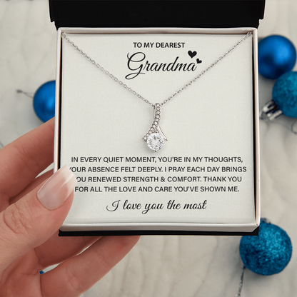 To My Grandma Jewelry - Beautiful Necklace from granddaughter