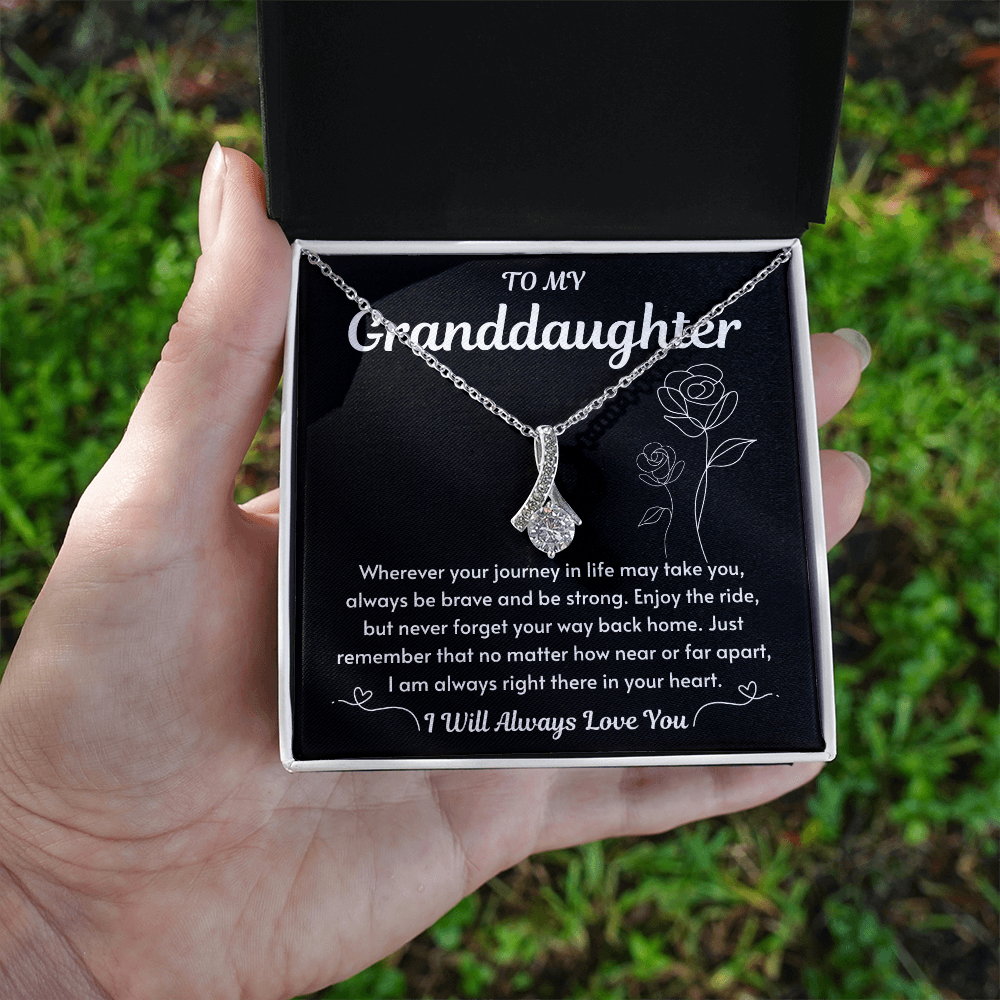 Grandaughter Gift For Her, When she moves, the light follower