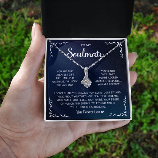 To My Soulmate Necklace – Romantic Gift for Her