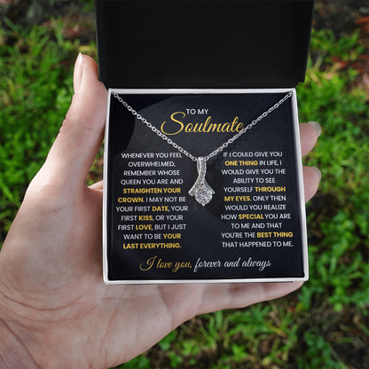Best Gifts for Soulmate, Necklace With Message Card