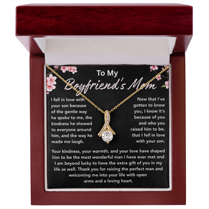 To My Boyfriends Mom Necklace, Necklace Gifts for Boyfriends Mom