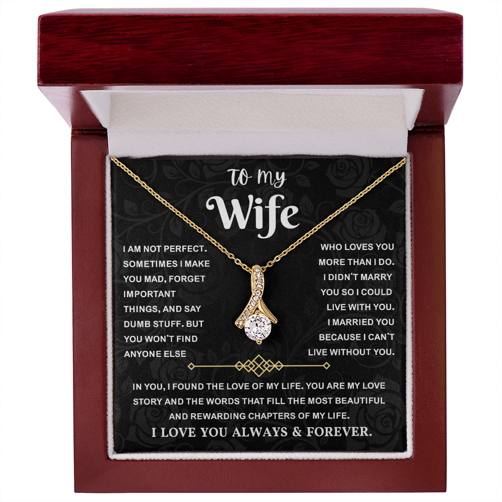 Valentine Gifts for Wife, When Your Wife Wears It, She Radiates Pure Love
