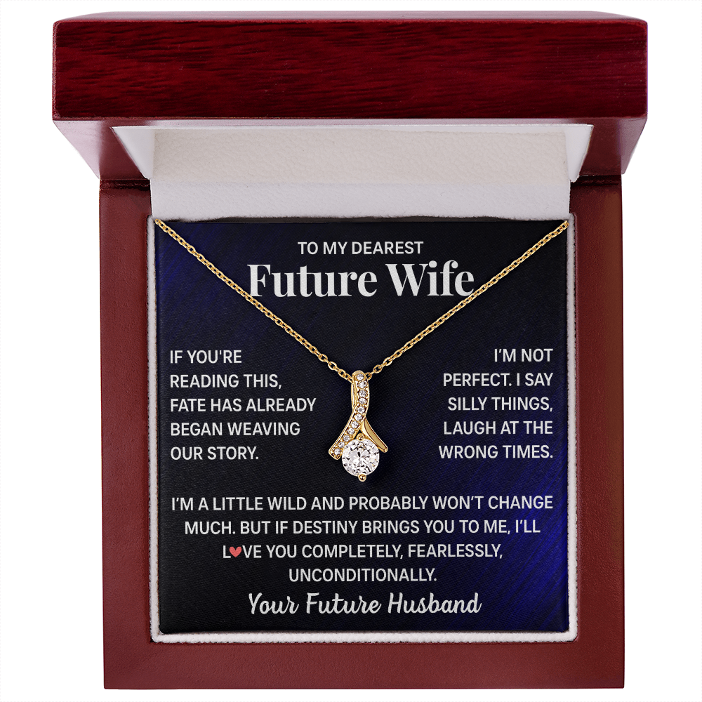 To My Future Wife Necklace - Beauty Necklaces For Girlfriend