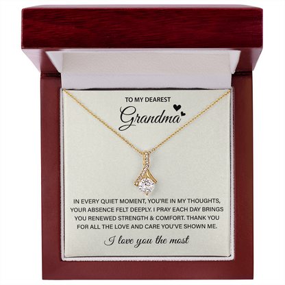 To My Grandma Jewelry - Beautiful Necklace from granddaughter