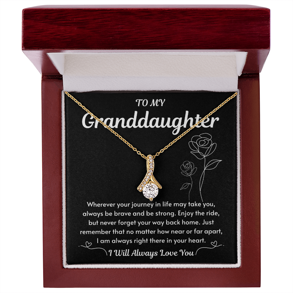 Grandaughter Gift For Her, When she moves, the light follower