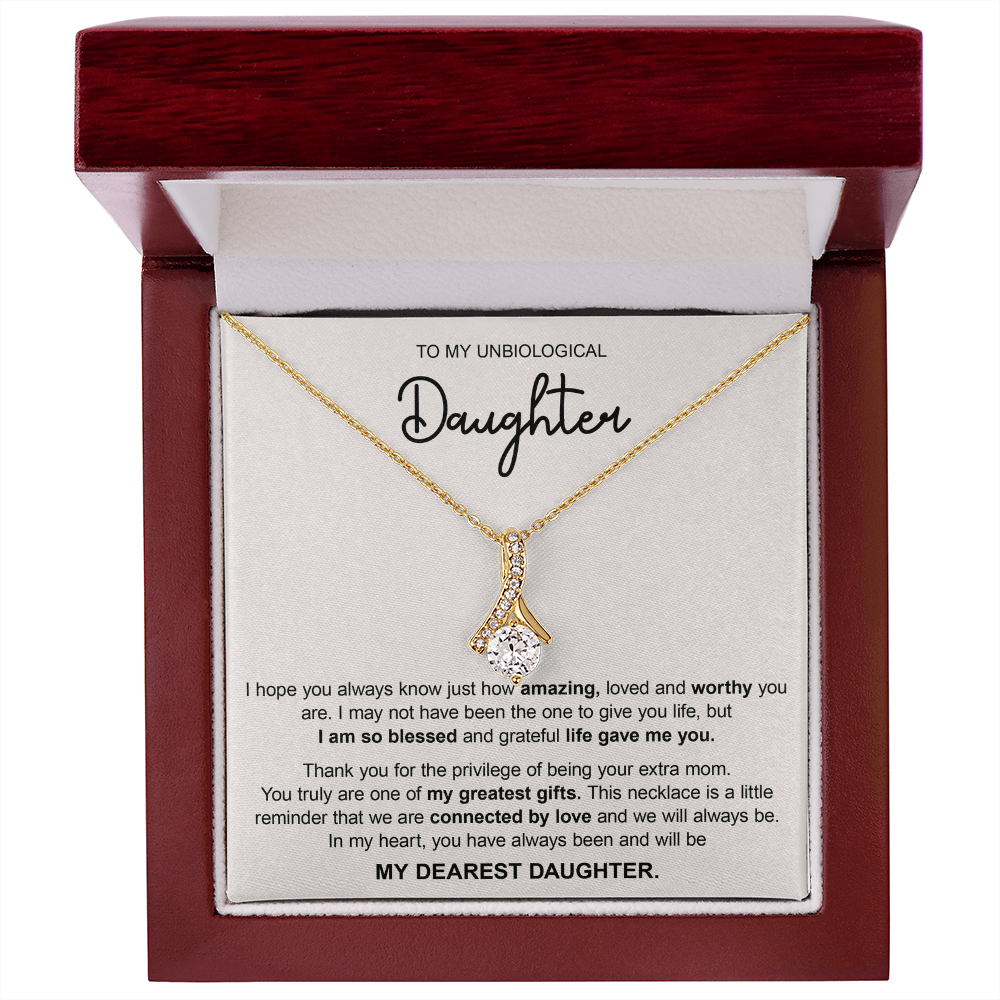 Necklace For Stepdaughter, Gifts from Stepdad or Stepmom
