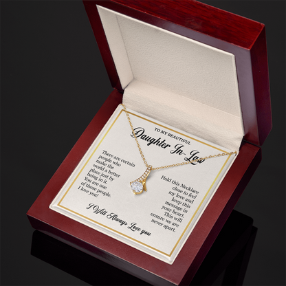 Gift Ideas for Daughter-in-Law – Elegant Alluring Beauty Necklace in Gift Box, Jewelry Gifts