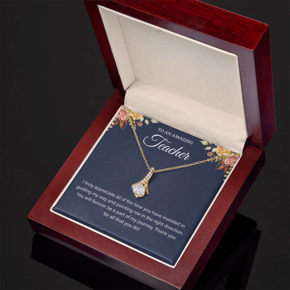 Necklace for Teacher, Teacher Gifts from Student