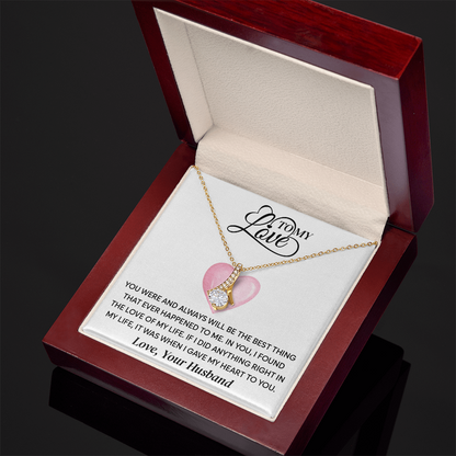 Christmas Gifts for Wife, Alluring Beauty Necklace for Wife