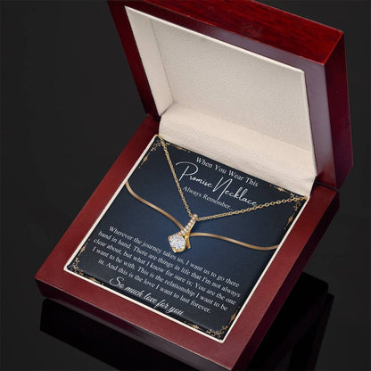 Romantic Birthday Gift, Promise Necklace