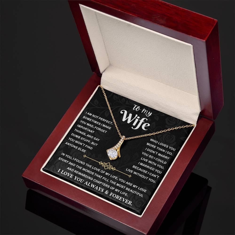 Valentine Gifts for Wife, When Your Wife Wears It, She Radiates Pure Love