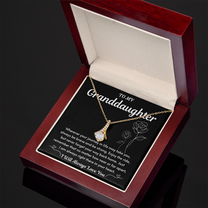 Grandaughter Gift For Her, When she moves, the light follower